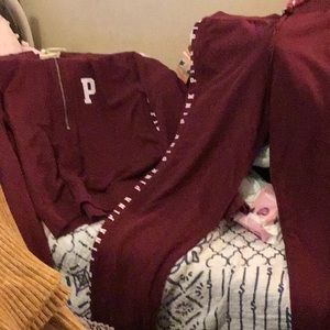 Pink! Medium jogging suit…one flaw